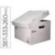 CAJON CONTENEDOR LIDERPAPEL CARTON AUTOMATICO PARA 3 CAJASARCHIVO DEF. FOLIO / 4 ARCHIVADORES A-Z 387X333X260MM