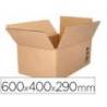 CAJA PARA EMBALAR Q-CONNECT AMERICANA ULTRARRESISTENTE CARTON RECICLADO CANAL DOBLE 7MM COLOR KRAFT 600X400X290 MM