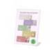 EXPOSITOR SOBREMESA ARCHIVO 2000 PET FLEXIBLE 100% RECICLABLE DIN A6 VERTICAL FORMA L TRANSPARENTE