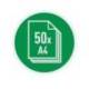 DESTRUCTORA DE DOCUMENTOS LEITZ IQ AUTO+ OFFICE 50 CAPACIDAD DE CORTE 50 HOJAS DESTRUYE GRAPAS Y CLIPS