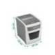 DESTRUCTORA DE DOCUMENTOS LEITZ IQ AUTO+ OFFICE 50 CAPACIDAD DE CORTE 50 HOJAS DESTRUYE GRAPAS Y CLIPS