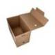 CAJA ARCHIVO DEFINITIVO LIDERPAPEL FOLIO DOBLE ANCHO CARTON RECICLADO 400G/M2 LOMO 200 MM KRAFT 367X200X251 MM