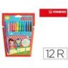 Rotulador Stabilo Power Punta Gruesa Caja 12 colores