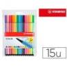 Estuche Rotulador Stabilo pen 68 Neon 10+5 neón