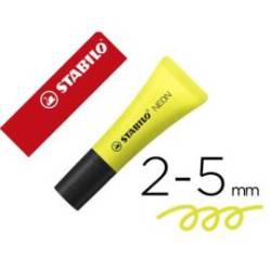 Rotulador stabilo fluorescente amarillo neon