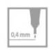 Rotulador Stabilo point 88/033 verde neon