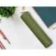 ESTUCHE PORTATODO LIDERPAPEL SLIM CILINDRICO 220X45MM VERDE MILITAR