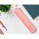 ESTUCHE PORTATODO LIDERPAPEL SLIM CILINDRICO 220X45MM ROSA MELOCOTON