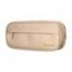 ESTUCHE PORTATODO LIDERPAPEL CLASSIC OVALADO 2 CREMALLERAS CON BOLSILLO DELANTERO 210X90MM CREMA