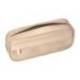 ESTUCHE PORTATODO LIDERPAPEL CLASSIC OVALADO 2 CREMALLERAS CON BOLSILLO DELANTERO 210X90MM CREMA