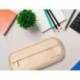 ESTUCHE PORTATODO LIDERPAPEL CLASSIC OVALADO 2 CREMALLERAS CON BOLSILLO DELANTERO 210X90MM CREMA
