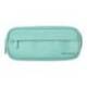 ESTUCHE PORTATODO LIDERPAPEL CLASSIC OVALADO 2 CREMALLERAS CON BOLSILLO DELANTERO 210X90MM VERDE MANZANA