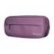 ESTUCHE PORTATODO LIDERPAPEL CLASSIC OVALADO 2 CREMALLERAS CON BOLSILLO DELANTERO 210X90MM MORADO EMPOLVADO