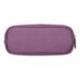 ESTUCHE PORTATODO LIDERPAPEL CLASSIC OVALADO 2 CREMALLERAS CON BOLSILLO DELANTERO 210X90MM MORADO EMPOLVADO