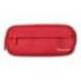 ESTUCHE PORTATODO LIDERPAPEL CLASSIC OVALADO 2 CREMALLERAS CON BOLSILLO DELANTERO 210X90MM ROJO