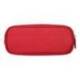ESTUCHE PORTATODO LIDERPAPEL CLASSIC OVALADO 2 CREMALLERAS CON BOLSILLO DELANTERO 210X90MM ROJO