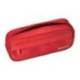 ESTUCHE PORTATODO LIDERPAPEL CLASSIC OVALADO 2 CREMALLERAS CON BOLSILLO DELANTERO 210X90MM ROJO