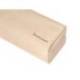 ESTUCHE PORTATODO LIDERPAPEL CLASSIC RECTANGULAR CON ASA 2 CREMALLERAS 210 X80MM CREMA