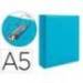 Carpeta 2 Anillas Liderpapel A5 Color Azul 40 mm