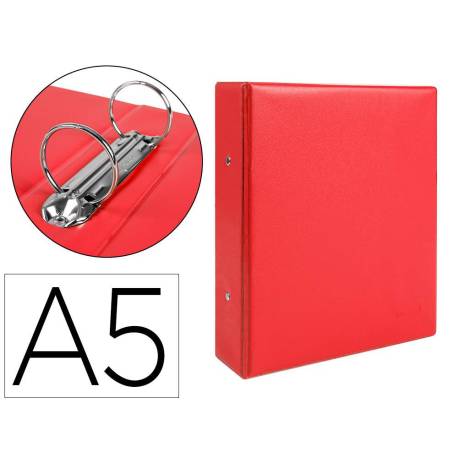 Carpeta 2 Anillas Liderpapel A5 Color Naranja 40 mm