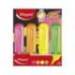 ROTULADOR MAPED FLUORESCENTE GLITTER BLISTER DE 12 UNIDADES COLORES SURTIDOS