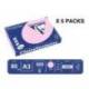 PAPEL COLOR TROPHEE A3 80GR ROSA PASTEL PAQUETE DE 500 HOJAS