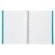 CUADERNO ESPIRAL LIDERPAPEL A4 MICRO WONDER TAPA PLASTICO 120H 90GR CUADRO 5MM 5 BANDAS 4 TALADROS COLOR VERDE OSCURO