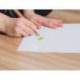 CARTULINA LIDERPAPEL A3 180G/M2 BLANCO PAQUETE DE 25+5 HOJAS EN CARPETA DOSSIER TRANSPARENTE CON CIERRE