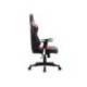 SILLA Q-CONNECT GAMING ORVIETO SIMIL PIEL BASE METALICA ALT MAX 1200 ANC 650 PROF 650 MM RUEDAS PREMIUM NEGRO ROJO
