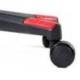 SILLA Q-CONNECT GAMING ORVIETO SIMIL PIEL BASE METALICA ALT MAX 1200 ANC 650 PROF 650 MM RUEDAS PREMIUM NEGRO ROJO