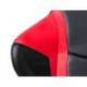 SILLA Q-CONNECT GAMING ORVIETO SIMIL PIEL BASE METALICA ALT MAX 1200 ANC 650 PROF 650 MM RUEDAS PREMIUM NEGRO ROJO