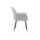 SILLA Q-CONNECT CONFIDENTE SIEMIONE BASE METALICA ALT MAX 820 ANC 570 PROF 580 COLOR GRIS CLARO