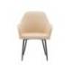 SILLA Q-CONNECT CONFIDENTE SIEMIONE BASE METALICA ALT MAX 820 ANC 570 PROF 580 COLOR MARRON ARENA
