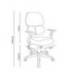 SILLA Q-CONNECT OFICINA ANCONA MALLA BASE METALICA ALT MAX 1110 ANC 660 PROF 590 RUEDAS PREMIUM COLOR NEGRO
