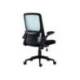 SILLA Q-CONNECT OFICINA ALBA MALLA BASE METALICA ALT MAX 1110 ANC 610 PROF 580 RUEDAS PREMIUM COLOR NEGRO AZUL