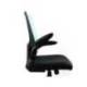SILLA Q-CONNECT OFICINA ALBA MALLA BASE METALICA ALT MAX 1110 ANC 610 PROF 580 RUEDAS PREMIUM COLOR NEGRO AZUL
