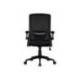 SILLA Q-CONNECT OFICINA ALBA MALLA BASE METALICA ALT MAX 1110 ANC 610 PROF 580 RUEDAS PREMIUM COLOR NEGRO