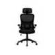 SILLA Q-CONNECT DIRECCION SORRENTO MALLA BASE METALICA ALT MAX 1320 ANC 650 PROF 600 MM RUEDAS PREMIUM NEGRO