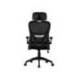 SILLA Q-CONNECT DIRECCION SORRENTO MALLA BASE METALICA ALT MAX 1320 ANC 650 PROF 600 MM RUEDAS PREMIUM NEGRO