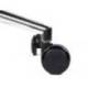 SILLA Q-CONNECT DIRECCION BOSA SIMIL PIEL BASE METALICA ALT MAX 1130 ANC 550 PROF 630 MM RUEDAS PREMIUM COLOR NEGRO