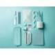 ESTUCHE PORTATODO ANTARTIK PRISMA SILICONA SOFT RECTANGULAR 185X50X75 MM MENTA