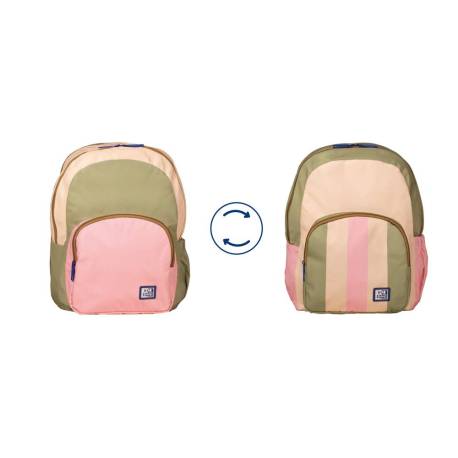 MOCHILA OXFORD REVERSIBLE SAFARI ROSE 130X300X385 MM