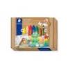 SET DE DIBUJO STAEDTLER NORIS JUNIOR MIXTO LAPICES DE CERA ACTIVIDADES INFANTILES 8 PIEZAS