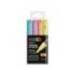 ROTULADOR UNI POSCA PC-1M MARCADOR DE PINTURA PUNTA EXTRAFINA 0,7 MM BLISTER DE 4 UNIDADES COLORES PASTEL