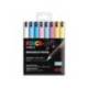 ROTULADOR UNI POSCA PC-1M MARCADOR DE PINTURA PUNTA EXTRAFINA 0,7 MM BLISTER DE 8 UNIDADES COLORES PASTEL