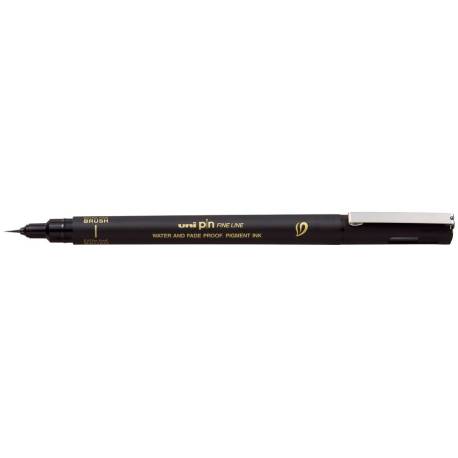 ROTULADOR UNIBALL PIN 500EF PUNTA PINCEL FLEXIBLE COLOR NEGRO