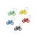 LLAVERO BICICLETA ACRILICO RECICLADO PACK DE 5 UNIDADES COLORES SURTIDOS