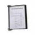 PORTACATALOGO DE PARED TARIFOLD PRO CON 5 FUNDAS A4 POLIPROPILENO EASY LOAD COLOR NEGRO 355X390X170 MM