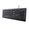 TECLADO TRUST TK-150 USB 2.0 CON CABLE LONGITUD 180 CM COLOR NEGRO