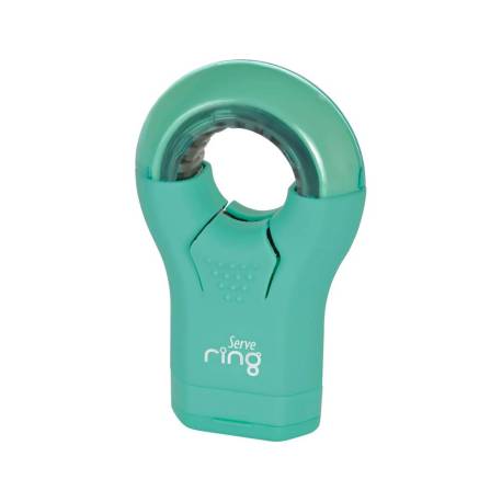 SACAPUNTAS SERVE RING CON GOMA DE BORRAR 1 USO EXPOSITOR DE 8 UNIDADES COLORES SURTIDOS